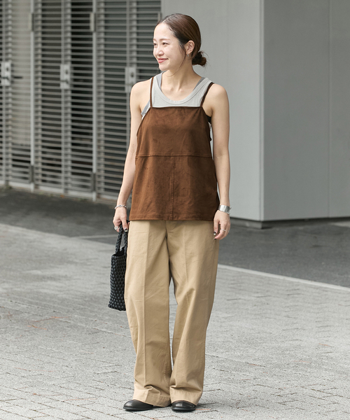 ブラウス シャツ フェイクスエードキャミ レディース JOURNAL STANDARD ブラウス シャツ フェイクスエードキャミ