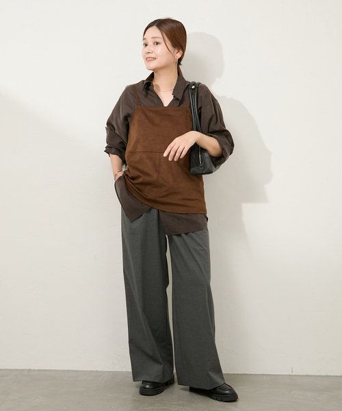 ブラウス シャツ フェイクスエードキャミ レディース JOURNAL STANDARD ブラウス シャツ フェイクスエードキャミ