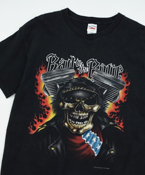 洋楽 Touie  -  Saved Gangsta VINTAGE tシャツ 「USED」Y2K Tennessee River “Bad to the Bone
