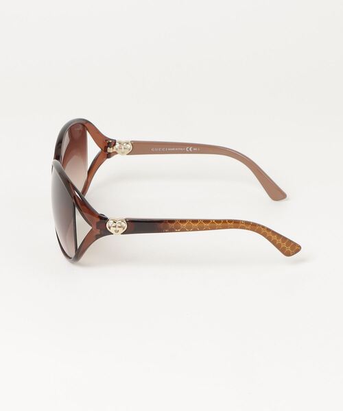 GUCCI 「GUCCI」 ラブリーハート GG サングラス - ブラウン