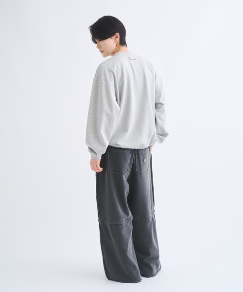 Remember. スウェットパンツ ジャージ 「2wayカットオフワイド