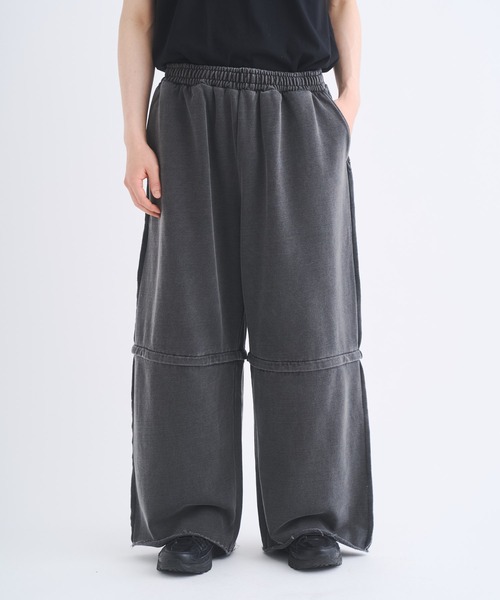 Remember. スウェットパンツ ジャージ 「2wayカットオフワイド