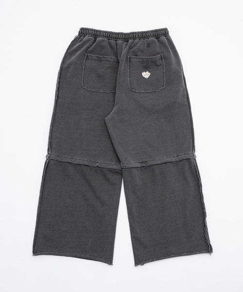 Remember. ワイドパンツ スウェットパンツ ジャージ 2wayカットオフ