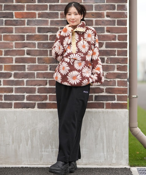 BILLABONG（ビラボン） ボアプルオーバー パーカー 花柄 BF014-032