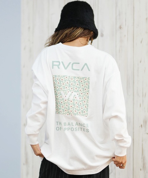 RVCA（ルーカ） tシャツ バックプリントロンT BF044-052 レディース