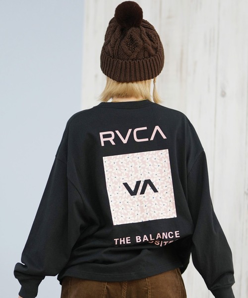 RVCA（ルーカ） tシャツ バックプリントロンT BF044-052 レディース 