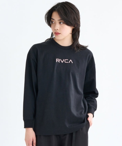 RVCA（ルーカ） tシャツ バックプリントロンT BF044-052 レディース