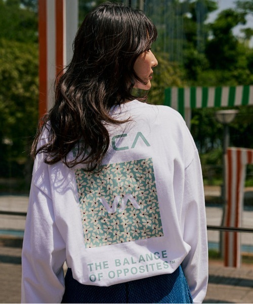 RVCA（ルーカ） tシャツ バックプリントロンT BF044-052 レディース 