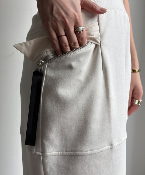 DouDou（ドゥドゥ） スカート 「セットアップ対応/WEB限定」ポンチ