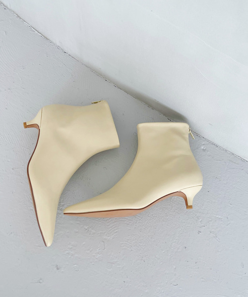 ※おまとめ品※ MADE 94 ショートブーツ ブラック ルタロンローファー 3.5cmスクエアショートブーツ（ブーティ・ショートブーツ）｜LE TALON