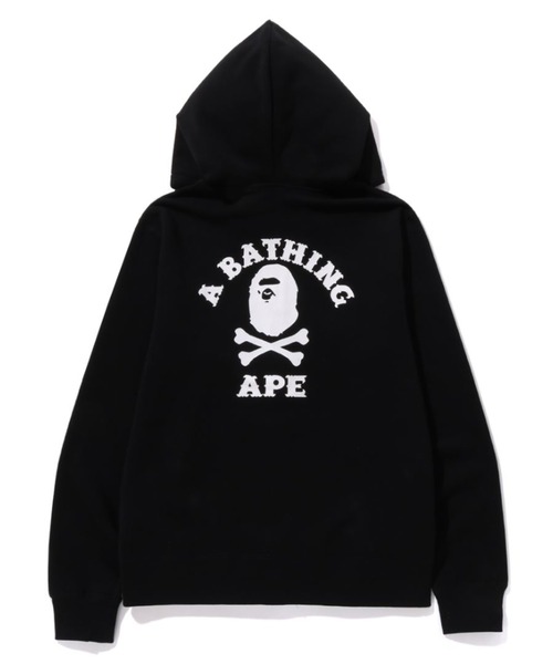 A Bathing Ape パーカー A BATHING APE 「A APE」 ジップアップパーカー X-LARGE グレー