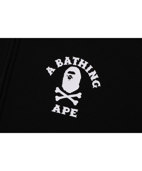 A BATHING APE ロゴジップアップパーカー チェーンロゴ A BATHING APE 「A APE」 ジップアップパーカー X-LARGE グレー
