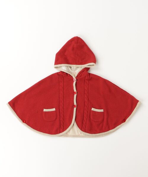 BURBERRY（バーバリー） 「KIDS」チェック柄ポンチョ - ベージュ