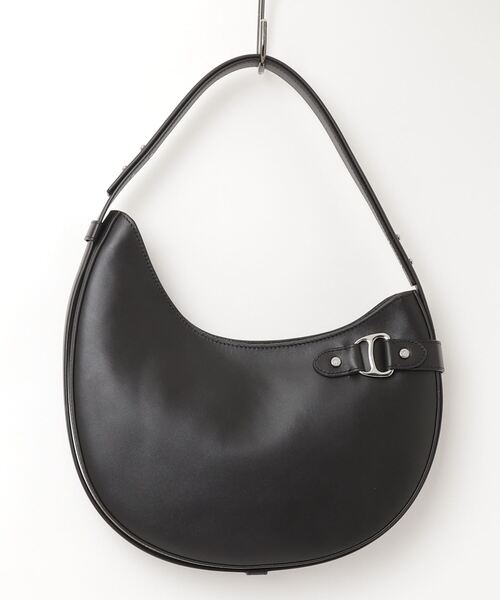 新品未使用展示品 LAUREN 黒 レザー ショルダーバッグ LAUREN RALPH ショルダーバッグ バッグ レザー ラージ Tasha