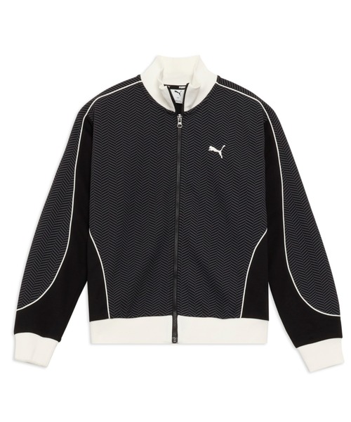 極美品✨PUMA トラックジャージ セットアップ 圧巻のバックロゴ 黒灰 2XL PUMA プーマ ジャージ セットアップ 上下 刺繍ロゴ ジャケット