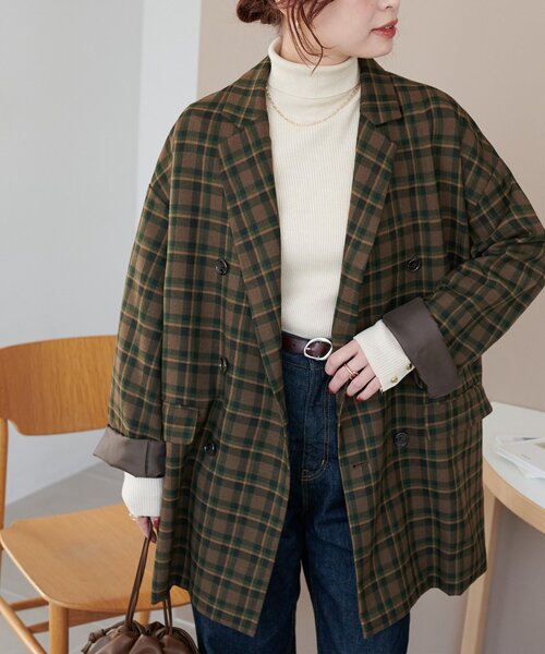 Discoat（ディスコート） チェスターコート FREE ブラウン レディース