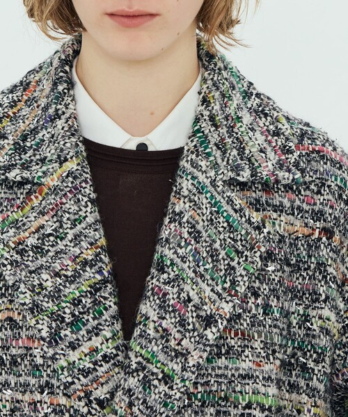 TOMORROWLAND .B コート アウター ツイード ローブコート レディース