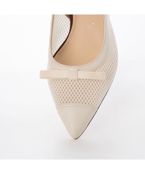 「Mode et Jacomo」 ヒールサンダル 23.5cm アイボリー レディース_画像6
