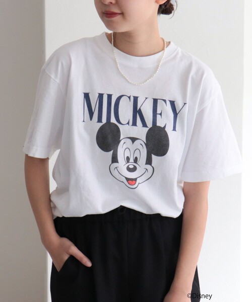 「GOOD ROCK SPEED」 半袖Tシャツ「Disneyコラボ」 FREE ネイビー レディース_画像7