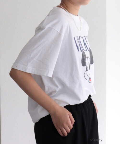 「GOOD ROCK SPEED」 半袖Tシャツ「Disneyコラボ」 FREE ネイビー レディース_画像9
