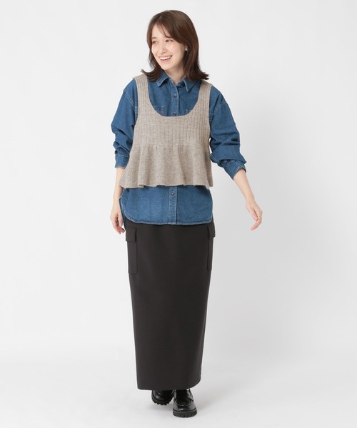 studio CLIP（スタディオクリップ） ベスト ジレ 7ゲージ切り替え