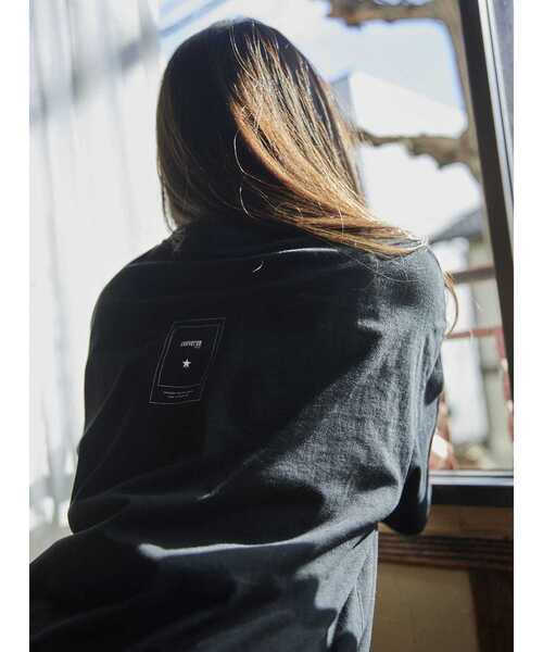 「CONVERSE TOKYO」 半袖Tシャツ FREE ブラック レディース_画像4