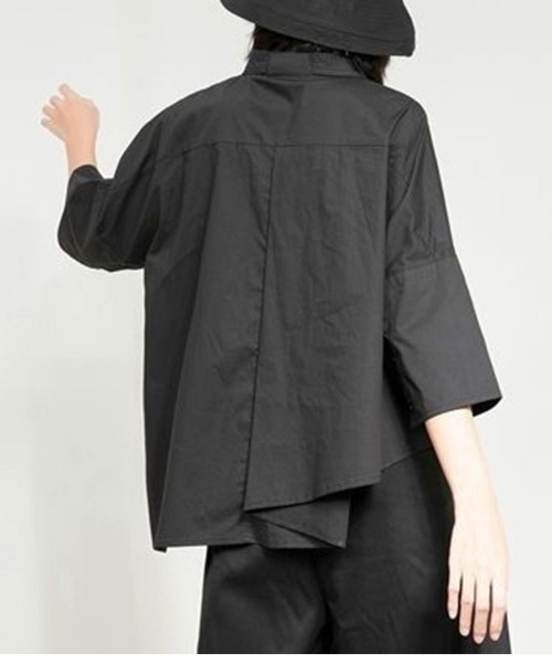 「SallyLunn」 半袖シャツ MEDIUM ブラック レディース_画像5