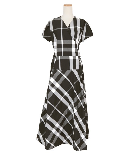 「ur's」 半袖ワンピース S ブルー系その他 レディース_画像9