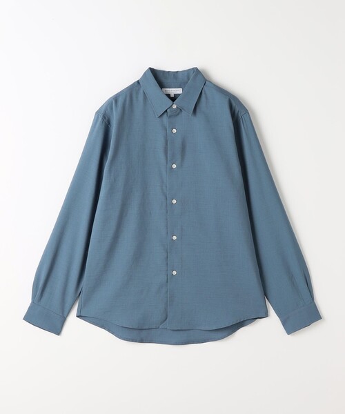 A DAY IN THE LIFE シャツ リネンライク クロス リラックスシャツ「A