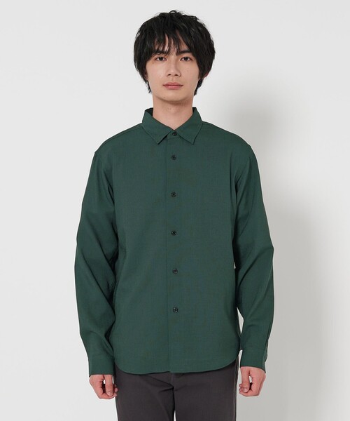 その他ブランド / ARCH/24SS/スリーピングシャツ/L/リネン/NVY/無地/SH-06R A DAY IN THE LIFE シャツ リネンライク クロス リラックスシャツ「A