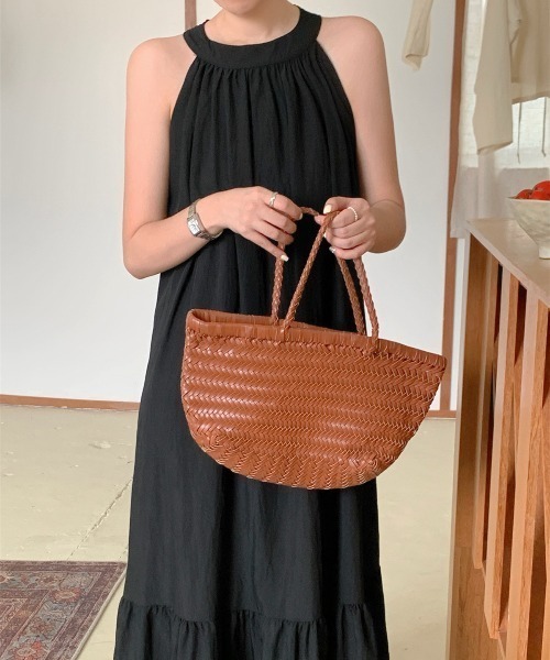 「FREE STYLISTS」 「YUGA」ノースリーブワンピース FREE ベージュ レディース_画像3