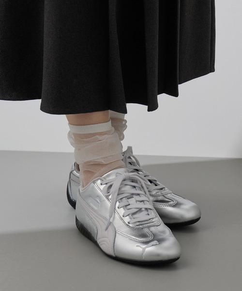 PUMA（プーマ） スニーカー 「PUMA」SPEEDCAT SILVER WNS スピード