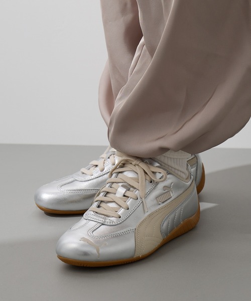 PUMA（プーマ） スニーカー 「PUMA」SPEEDCAT SILVER WNS スピード