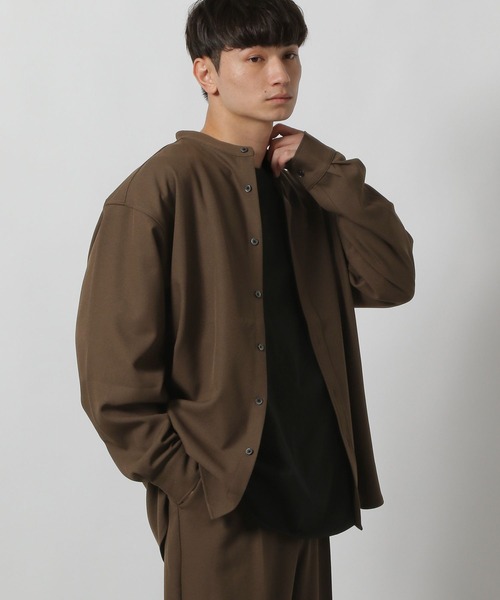 シャツ 「セットアップ」STR/PEバンドカラーシャツ / 592181 メンズ | LAKOLE | 20