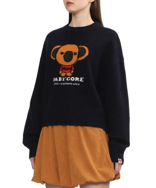 A BATHING APE（アベイシングエイプ） ニット セーター BABY CORE