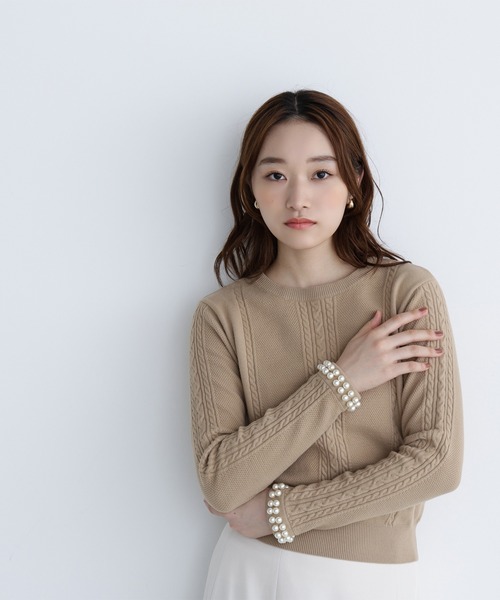 NATURAL BEAUTY BASIC（ナチュラルビューティーベーシック） ニット