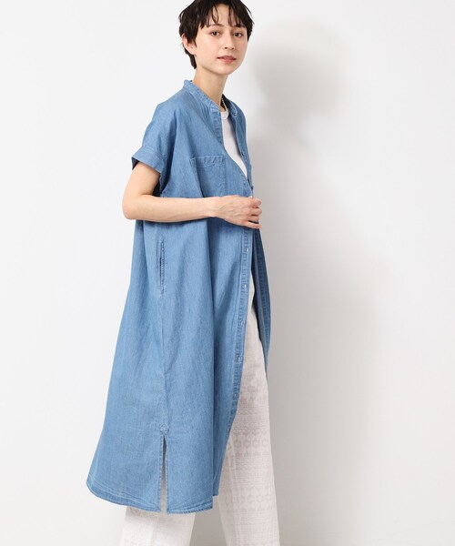 Dessin（デッサン） ノースリーブワンピース 02 ライトブルー