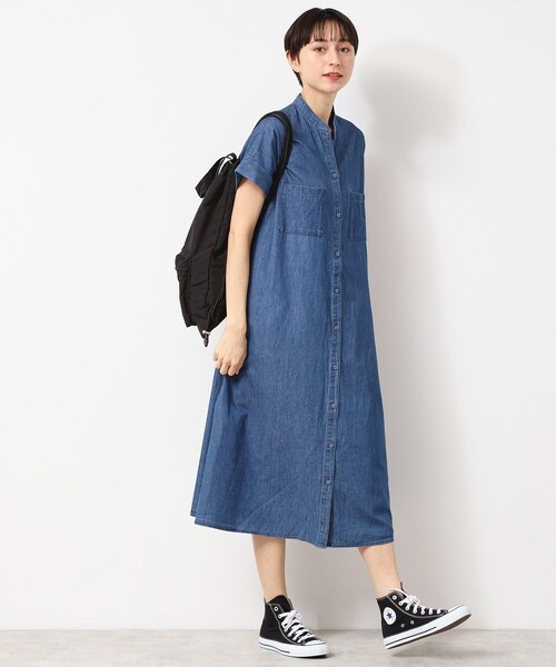 Dessin（デッサン） ノースリーブワンピース 02 ライトブルー