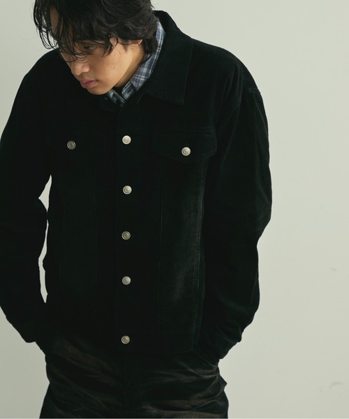 BLANK HOTEL ブルゾン アウター Blasted Corduroy Trucker Jacket