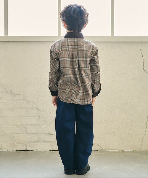 ブラウス シャツ 「リンク」チェックリンクシャツ キッズ 子供服 男の子 女の子 | apres les cours | 06