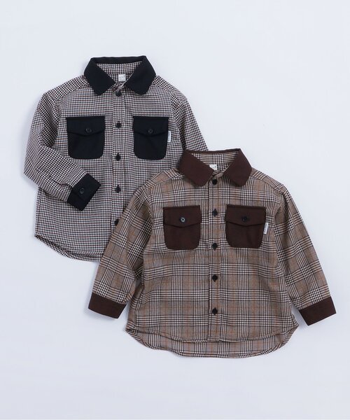 ブラウス シャツ 「リンク」チェックリンクシャツ キッズ 子供服 男の子 女の子 | apres les cours | 13