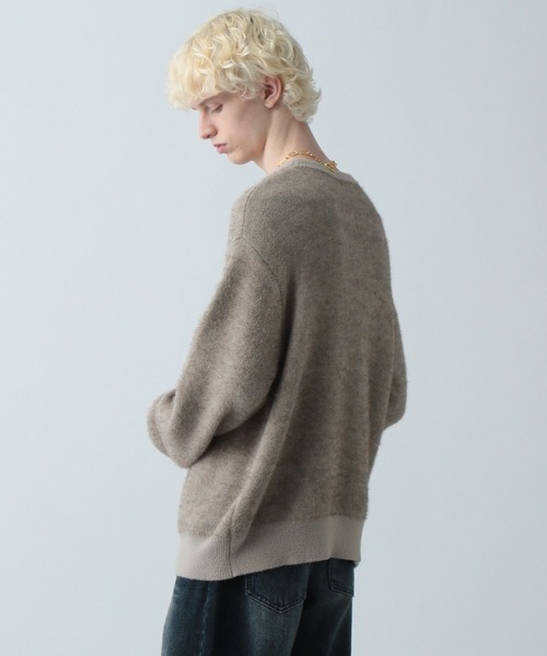 HARE（ハレ） セーター ニット フラワーモチーフメランジニット(HARE