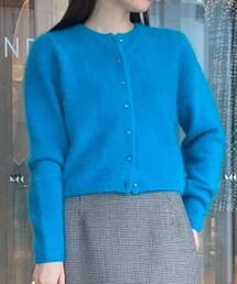 Ballsey（ボールジィ） カーディガン フラッフィーヤーン クルーネック