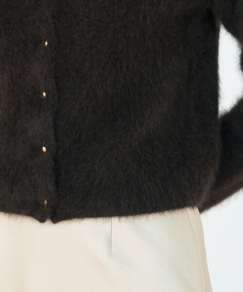 Ballsey（ボールジィ） カーディガン フラッフィーヤーン クルーネック