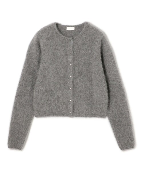 Ballsey（ボールジィ） カーディガン フラッフィーヤーン クルーネック