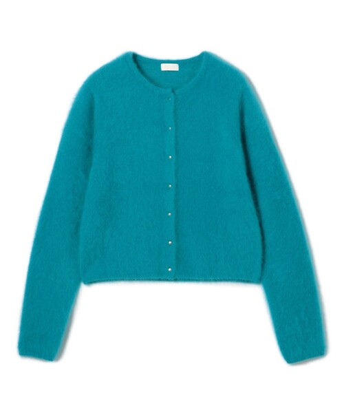 Ballsey（ボールジィ） カーディガン フラッフィーヤーン クルーネック