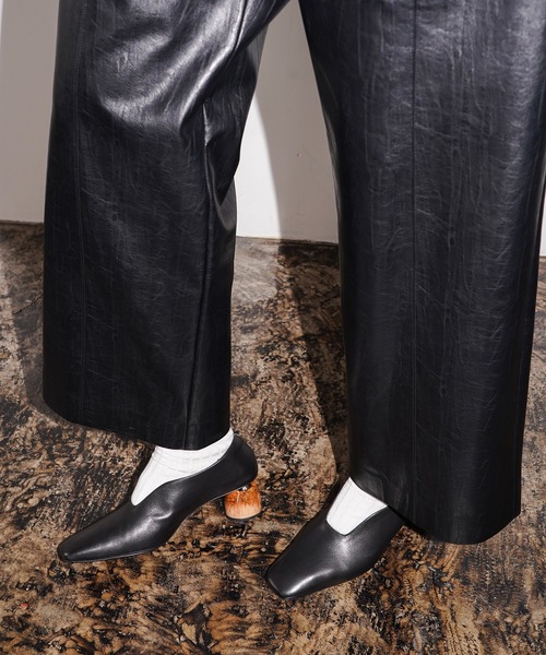 ALM/アルム】ARMA LEATHER PUMPS/アルマレザーパンプス37 ARMA LEATHER