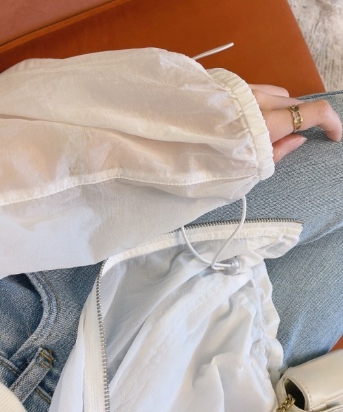 「LADY LIKE」 ブルゾン M ホワイト レディース_画像9