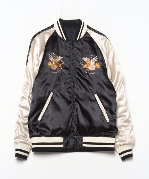 ALPHA INDUSTRIES スカジャン Lサイズ 黒 Alpha Industries（アルファ・インダストリーズ） スカジャン LARGE