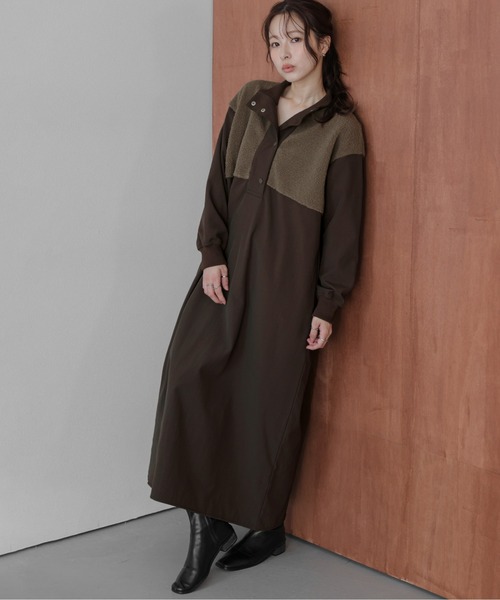 SUGAR BISKET（シュガービスケット） ワンピース 異素材ドッキング裏